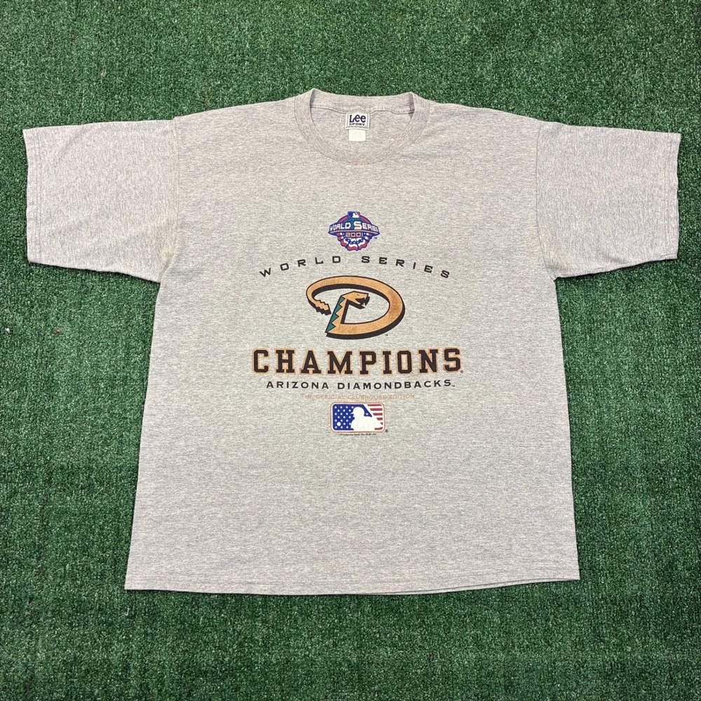 Vintage 2001 Lee Sport Arizona Diamondbacks MLB World Series Champions T-shirt